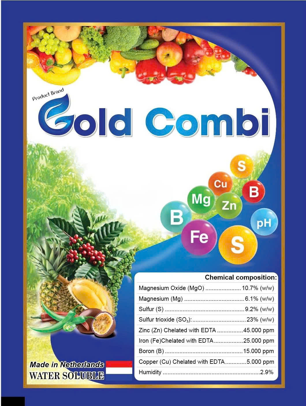 PHÂN BÓN LÁ GOLD COMBI / GOLD MIX